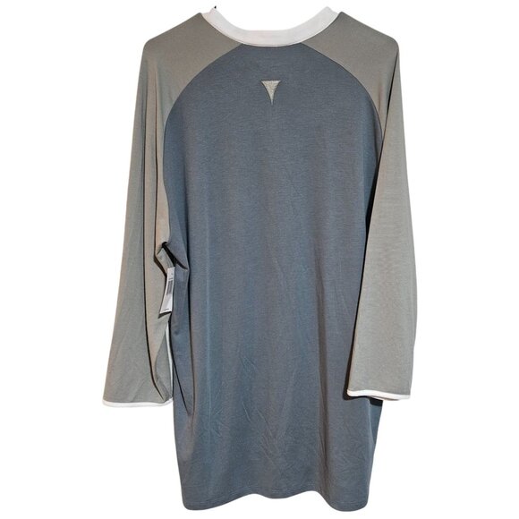 SpearPoint Apparel Mens X-Large Raglan Sleeve Henley Shirt - Picture 2 of 13